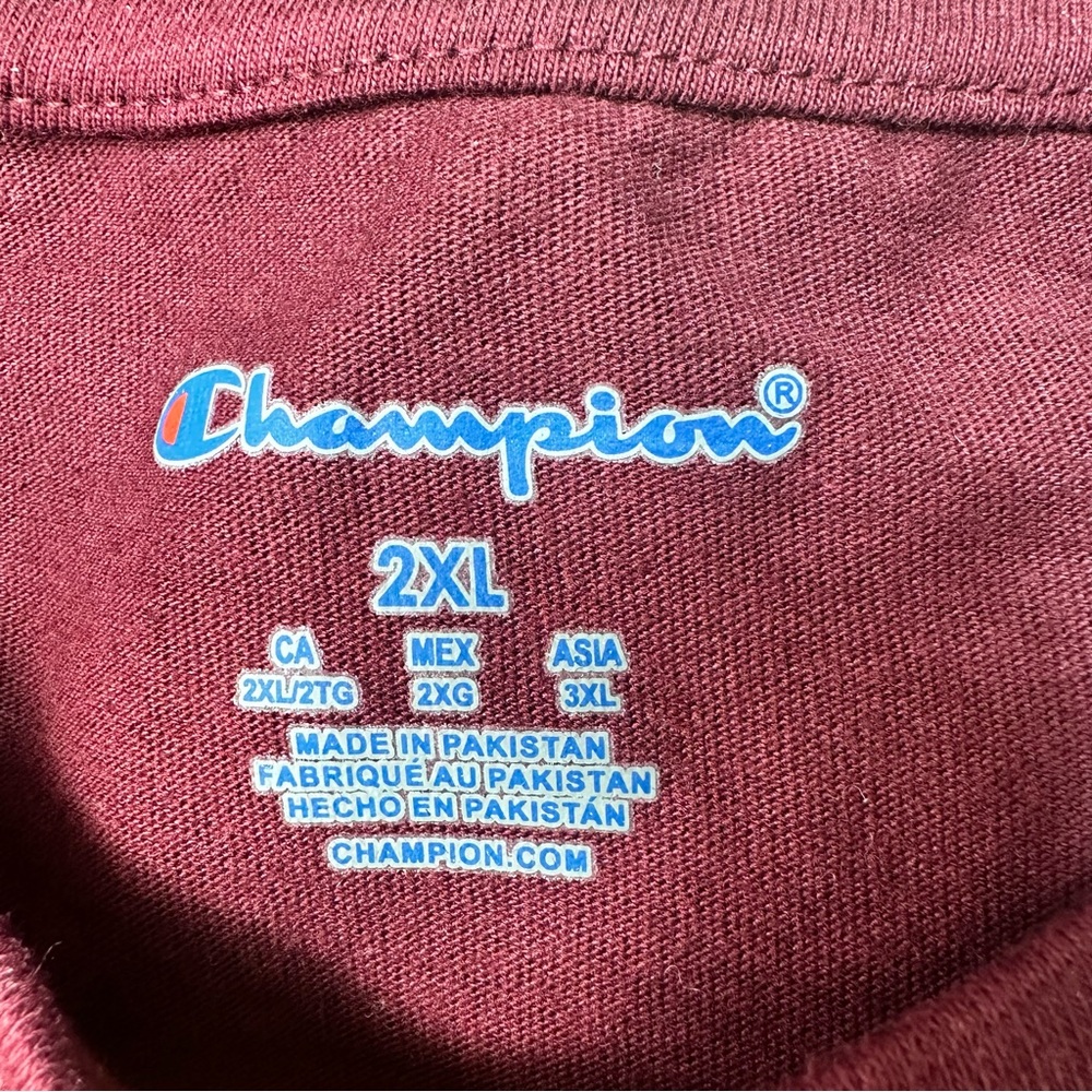 Minnesota Golden Gophers Champion T-Shirt Short Sleeve Men's Maroon New Size 2XL - Picture 7 of 7